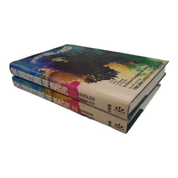 The Structure of Magic 2 Volume Set Grinder And Bandler vintage grannycore - Picture 2 of 16